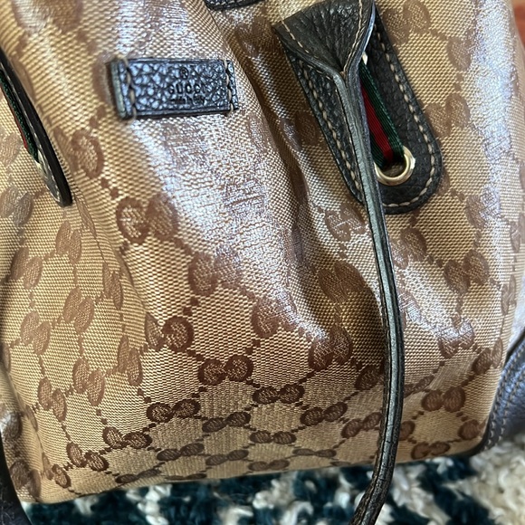 Gucci Coated Canvas Logo Bag - Picture 2 of 13